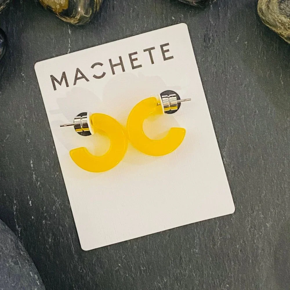 Yellow Earrings - Picture 6 of 7